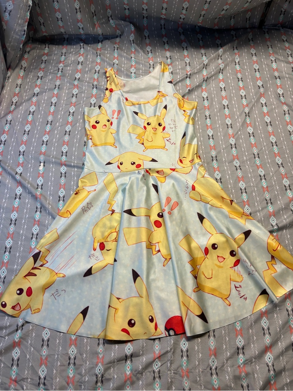 🍄Pikachu Graphic Skater Dress